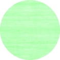 thumbnail image 1 of Ahgly Company Indoor Round Solid Emerald Green Modern Area Rugs, 6' Round, 1 of 4