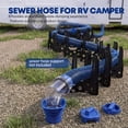 thumbnail image 3 of Kohree 2 x 10FT RV Sewer Hose Kit, 24-Mil Heavy Duty TPE Material for Abrasion Resistance and Crush Protection, UV-Resistant Heavy Duty Waste Hose for RV Camper & Travel Trailer, 3 of 9