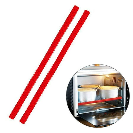 

2 Pcs Silicone Oven Rack Protectors Cutable Heat Insulation Strip Oven Anti-Scald Rack Protect Against Burns and Scars