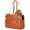 Brown, variant on Fashion Leather Dog Carrier Purse with Pockets, Soft Sided Airline Approved Pet Carrier Bag for Small Puppy Cat Dog White