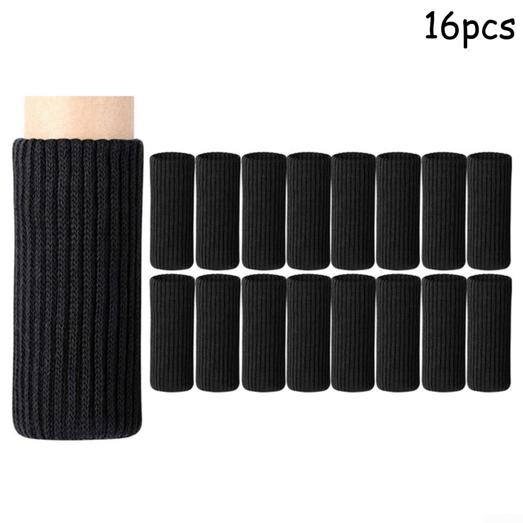 Details about   16x Furniture Table Chair Foot Leg Knit Strap Socks Cover Pads Floor Protector 