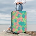 thumbnail image 4 of Wukai Colorful Palm Leaves Elastic Luggage Cover: Personalized Protection for Your Suitcase - Fits 19~29-inch, Washable & Durable Travel Companion-Small, 4 of 8