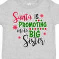thumbnail image 4 of Inktastic Santa is Promoting Me to Big Sister Girls Toddler T-Shirt, 4 of 5
