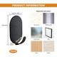 thumbnail image 2 of 10 Pcs Adhesive Hooks Self Sticky Hooks Carbon Steel Waterproof Wall Hooks Heavy Duty Towel Hanger Rustproof Hook for Bathroom Kitchen Sink Living Roo, 2 of 4