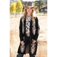 thumbnail image 3 of Cinch Ladies Western Black Aztec Print Mid Length Duster CWK7408002, 3 of 3
