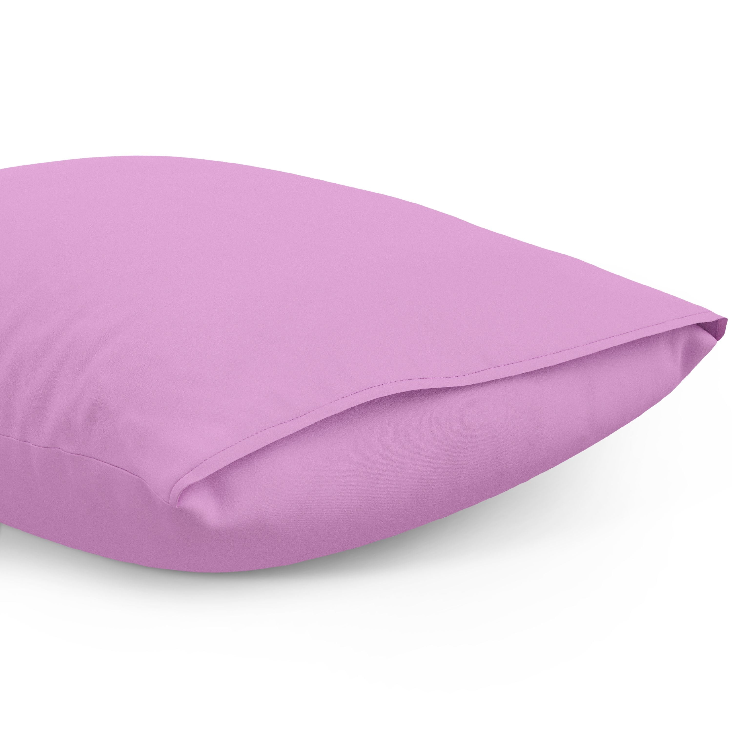 Mainstays Kids Microfiber Bed Sheet Set, Full, Vibrant Orchid, 4 Pieces