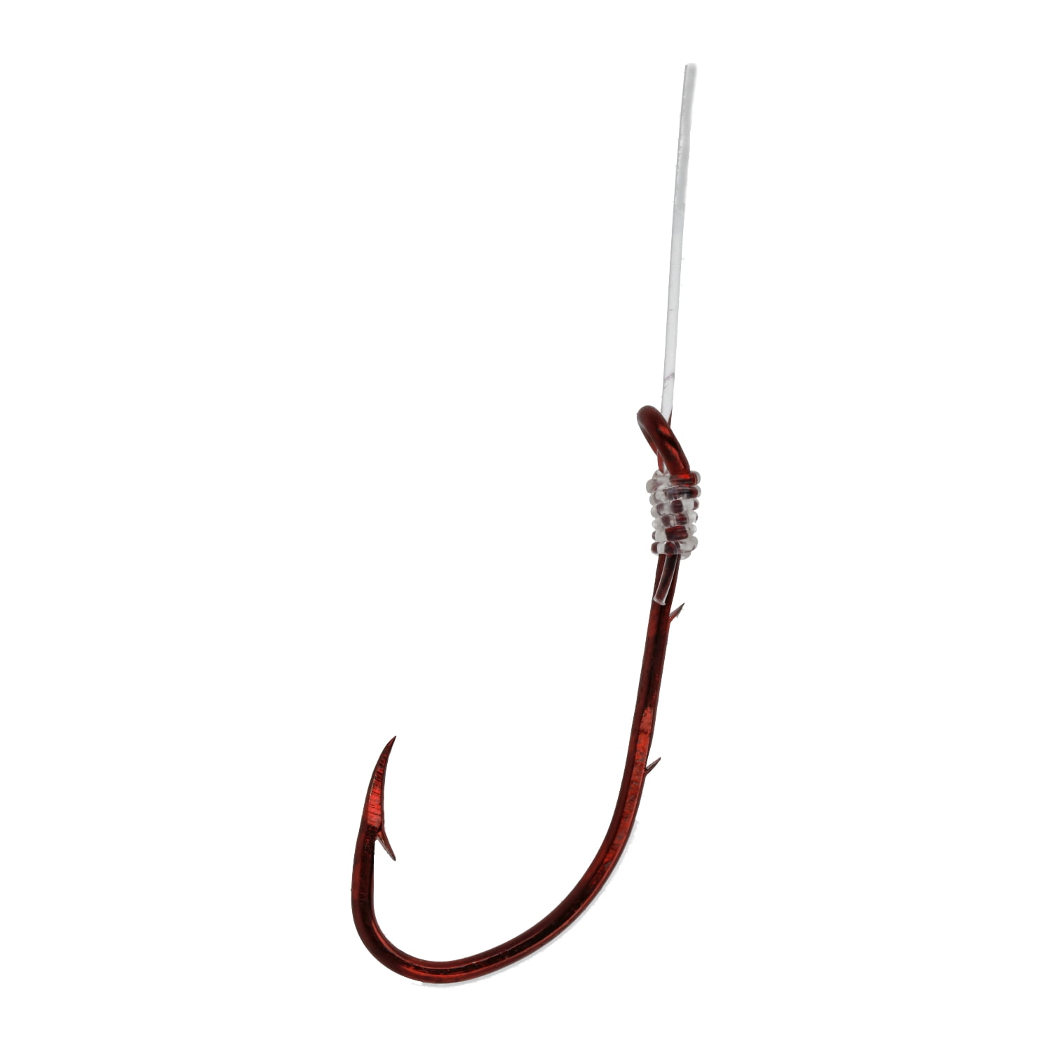 (2 pack) Lazer Sharp 9139RH-1/0 Lazer Sharp Baitholder Snell, Sea Guard Red, Size 1/0