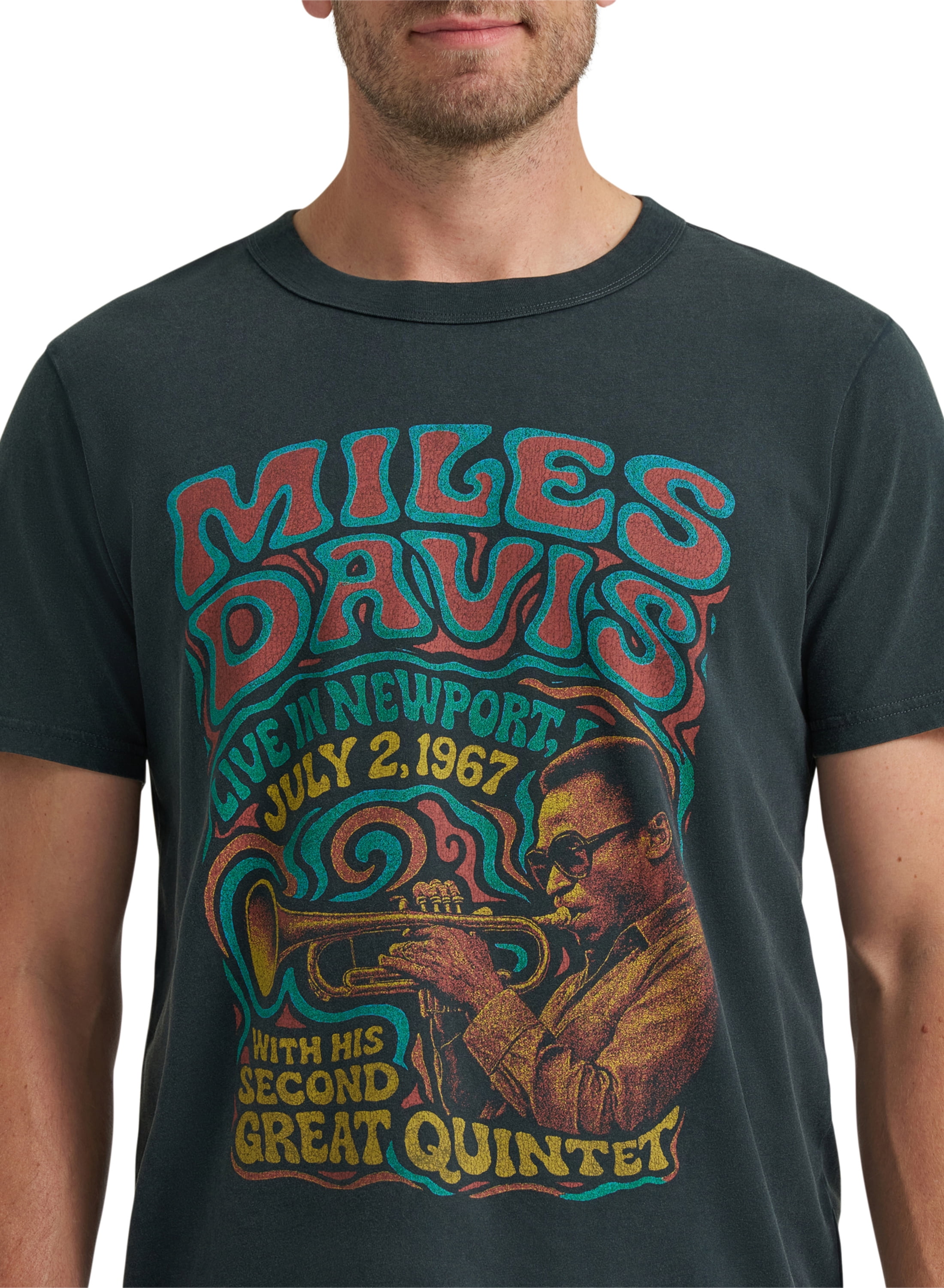 Lee® Men's Short Sleeve Miles Davis Graphic Tee, Sizes S- 3XL