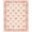 Pink, Pattern 8, variant on ODIKA 8'x10' Washable Area Rug Frame Border Dainty Polka Dot Cute Motif Wreath Centerpiece Playful for Living Room, Under Sectional, Family , Durable, Non-Slip