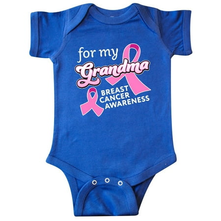 

Inktastic For My Grandma-Breast Cancer Awareness Gift Baby Boy or Baby Girl Bodysuit