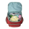 Baby Diaper Bag Mommy Bag Travel Backpack With Stroller Straps Shoulder Bag Wine red