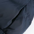 thumbnail image 5 of IROINNID Women's Short Puffer Coat Solid Color Long Sleeve Warm Hoodless Jacket Slim Winter Outwear Coats, Dark Blue, 5 of 6