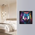 thumbnail image 5 of Dailycode Light Switch Plate Covers 2 Gang Wall Plate Plastics Outlet Covers for Kitchen Home Office Decor Rainbow Color Wolf, 5 of 8
