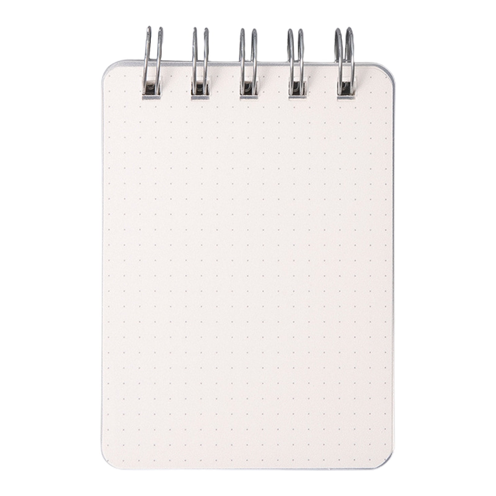 Frosted Mini Spiral Notebook Line / Grid / Blank / Dotting Note Pad 4.17x3.03 inch Memo Notepad for Home Office Travel, Horizontal Line
