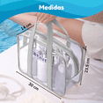 thumbnail image 2 of Bolsa impermeable transparente multiusos playa viajes gym, 2 of 7