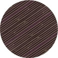 thumbnail image 1 of Ahgly Tapis Rond Lavable en Machine Intérieur Transitionnel Gris Minuit, 7 Pieds Rond, 1 of 7