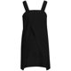 thumbnail image 2 of Delantal de lino y algodón con espalda cruzada, color negro, talla XL, para mujer, con bolsillo, 2 of 5