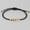 Black, variant on 1PCS Tibetan Copper Bead Rope Bracelet Wax Thread Design Unisex Casual Fashion Bangle Jewelry