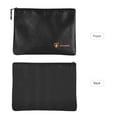 thumbnail image 3 of Dcenta Fireproof Water Resistant Document Bag Silicone Coated Fiberglass Money Bag Pouch Document Holder, 3 of 6