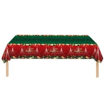 XYAIYT Christmas Dinner Set Thanksgiving Plates Holiday Plates Disposable Sturdy Tableware for Holiday Meals and Parties 2in Red