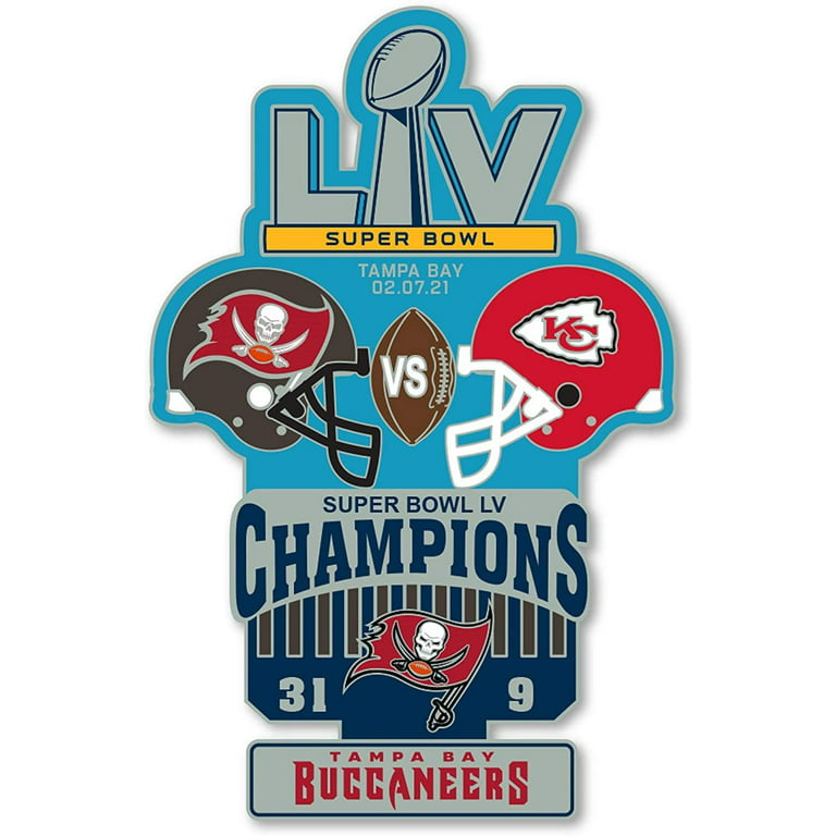  Buccaneers LV Champions Metal Lapel Pin Hat Football Stadium  Design Logo : Clothing, Shoes & Jewelry