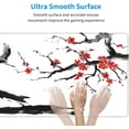 thumbnail image 5 of Japanese Cherry Blossom Mouse Pad, Waterproof Sakura Extended Large Gaming Mousepad Desktop, Big Long Non-slip Mouse Mat for Laptop, Keyboard, Computer for Decor Women Office, (White, XL 31.5*11.8 In), 5 of 6