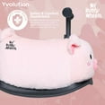 thumbnail image 6 of Yvolution My Buddy Roller 2-in-1 Pig Plush Ride-On Toy, Rocker & Ride-On Modes, Ages 10–36 Months, 6 of 14