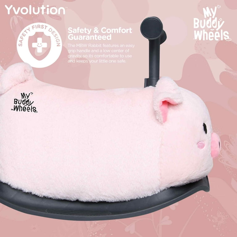 M*u様 LITTLE BUDDY LB500 Yvolution Rock Roller Pig Plush Ride-On Toy for Kids 10