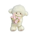 thumbnail image 4 of Muñeco de peluche de oveja, figura decorativa, adorable peluche para usar en casa. Rosa, 4 of 9