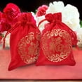 thumbnail image 1 of unbranded 20Ud Bolsas Para Dulces Y Regalos Con Cordón Elegante Color Rojo, 1 of 6