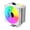 White, variant on Efficient CPU Cooling Fan DC12V with 6 Heat Pipes and ARGB Lighting Wide Compatibility 25dBA Quiet Operating
