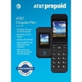 thumbnail image 3 of Restored AT&T Cingular Flex 4G LTE Flip Phone ATTEA211101, 4GB, Charcoal, Carrier Locked to AT&T Gray (Refurbished), 3 of 6