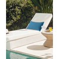 thumbnail image 7 of Pack of 2 Outdoor Lumbar Pillow Covers 12x20 Inch, Wave Ride Waterproof Throw Pillow Covers Set, Farmhouse Solid Blue Color Modern Art Indoor&Outdoor Decorative Cushion Cases for Patio Porch Car, 7 of 7