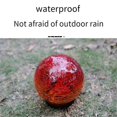 thumbnail image 3 of 2Pcs Solar Ball Lights Outdoor Garden Decor Cracked Glass, 3 of 5