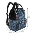 thumbnail image 2 of Balery Merry Christmas Mummy Backpack - Waterproof Twill Canvas, Large Capacity Diaper Bag with Multiple Pockets and Adjustable Straps, 2 of 6