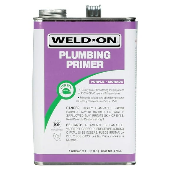 14024 Plumbing PVC/CPVC Primer - Fast Acting and Low VOC, , 1 Gallon (128 fl oz)
