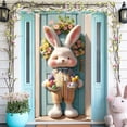thumbnail image 1 of ddioayh 90×180cm Easter Door Cover Banner Nylon Spandex 25×20×2cm 130g Bunny Vertical Door Curtain For Outdoor Party Decor, 1 of 6