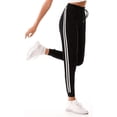 thumbnail image 6 of MLDRA Women’s Jogger Sweatpants with Pockets Yoga Pants High Waisted Cinch Bottom Athletic Lounge Pants for Workout, Running Casual Wear (Black), 6 of 8