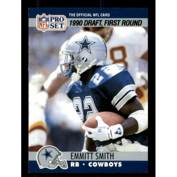 Emmitt Smith Rookie Card 1990 Pro Set #685