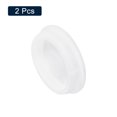 thumbnail image 4 of Uxcell 2Pcs White Plug Holes,Rubber Button Plug for 66.5-67mm/2.62-2.64" Hole, 4 of 6