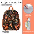 thumbnail image 5 of Exotic Paisley Artwork Students Backpack - Colorful Vibrant Indian Tribal Chic Bohemian Vintage Retro Floral Mandala Pattern, Lightweight Durable Oxford Fabric, 5 of 6