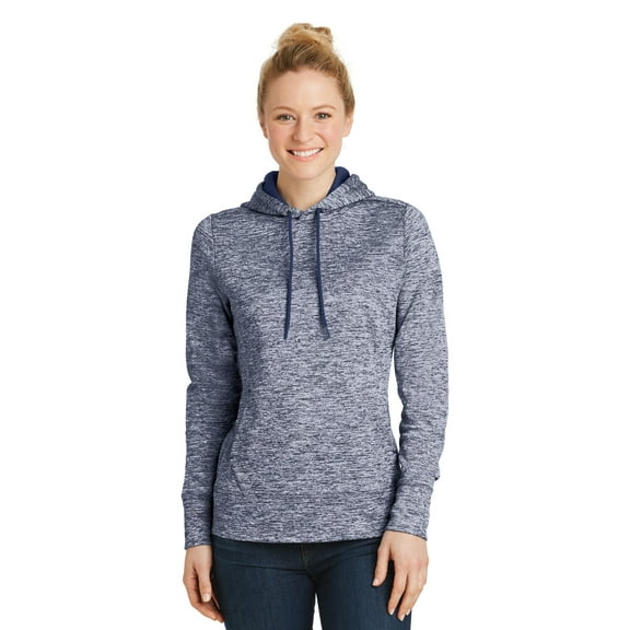 Sport-Tek Ladies PosiChargeElectric Heather Fleece Hooded Pullover