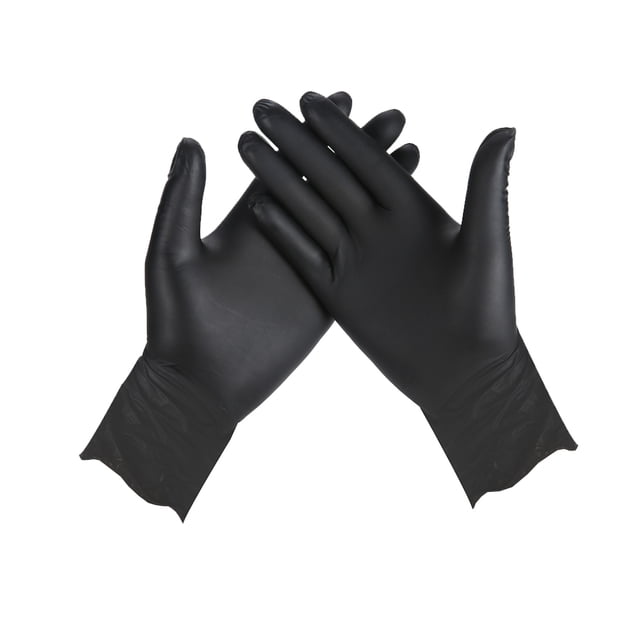 Guardurnaity 2 uds guantes de un solo impermeables mitones de alta elasticidad herramientas de limpieza universales laboratorio lavavajillas de guantes y mitones Negro metro Guardurnaity AP013469-02