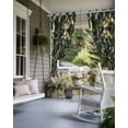 thumbnail image 4 of nqOlkjepod Outdoor Curtains for Patio Waterproof, Branches Green Leaves Outdoor Privacy Panels Grommet, Vintage Botanical Forest Blackout Outside Curtains for Porch/Cabana/Pergola 54"x84", 2 Panels, 4 of 8