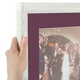 thumbnail image 6 of ArtToFrames 15x21" Matted Picture Frame with 11x17" Single Mat Photo Opening Framed in 1.25" Off White Wash on Ash and 2" Ruby Mat (FWM-4098-15x21), 6 of 8
