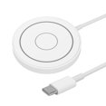 thumbnail image 1 of Cargador inalámbrico magnético para teléfono móvil T12 de 15 W, base de carga rápida para iOS 12, color blanco, 1 of 10