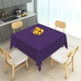 thumbnail image 5 of Tchckioa Solid Color Square Tablecloth,Waterproof Table Cloth for Kitchen,52x52 Inch,Dark Purple, 5 of 6