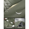thumbnail image 3 of Pantalones FREE SOLDIER de secado rápido e impermeables para senderismo, color verde, 3 of 6