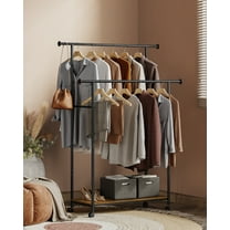 Black Best Adjustable Garment Rack Manufacturers in India, For GARMENTS
