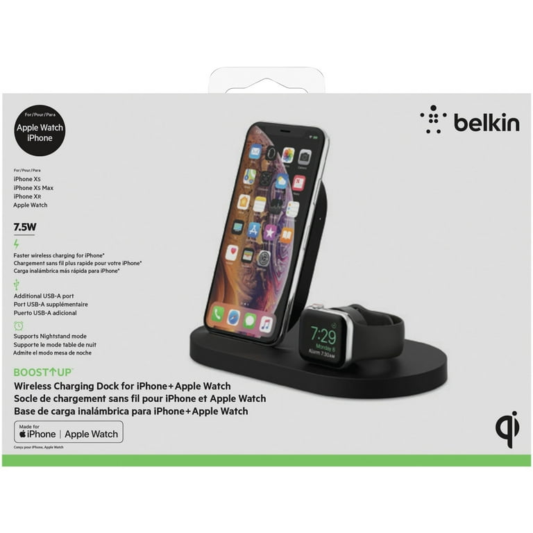 Best Buy: Belkin PowerHouse Charging Dock for iPhone and Apple Watch Black  F8J237TTBLK